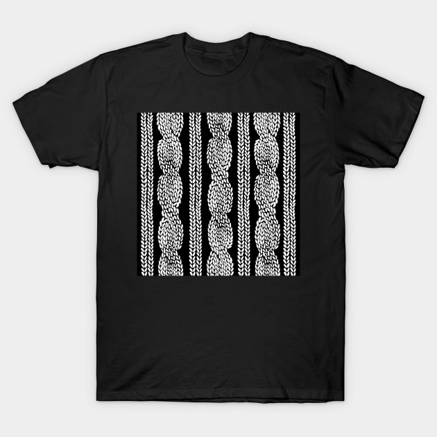 Cable Row Black T-Shirt by ProjectM